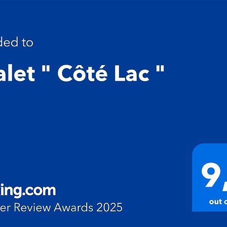 Chalet " Cote Lac " Кастет Экстерьер фото